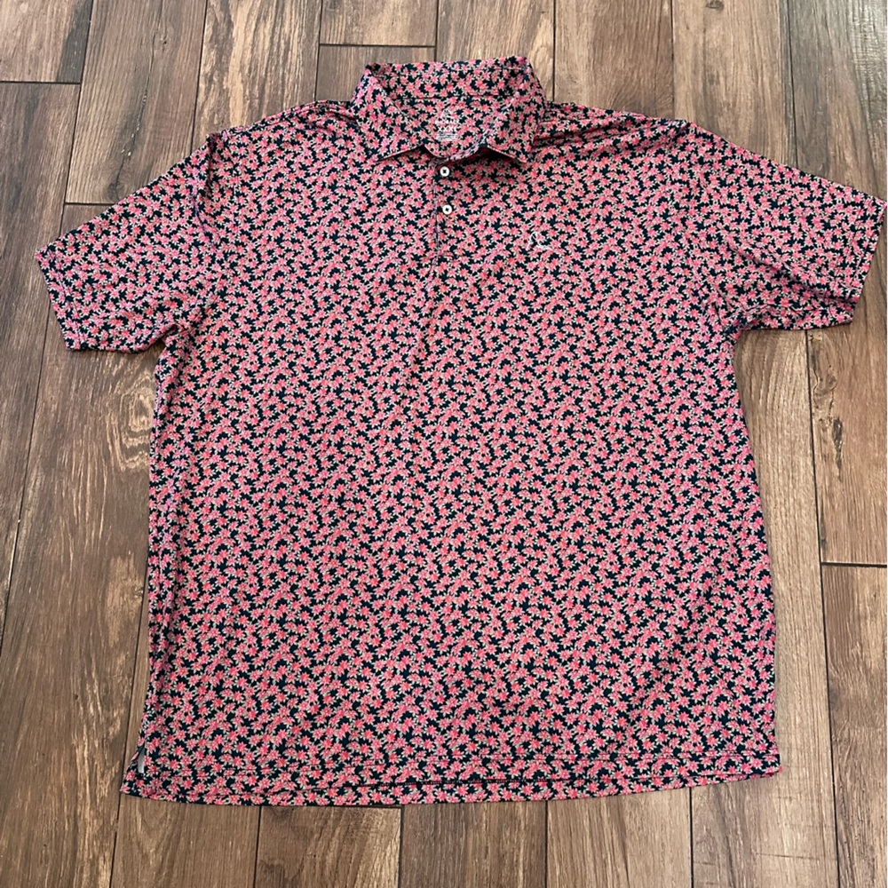 Rhoback Poinsettia Polo 3X XXXL